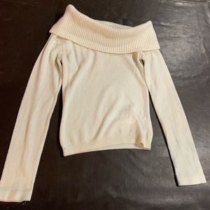 Off the shoulder white